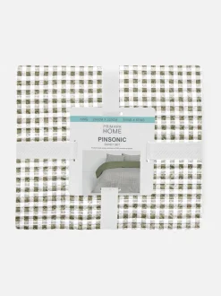 Set de funda nórdica king pinsonic con cuadros vichy