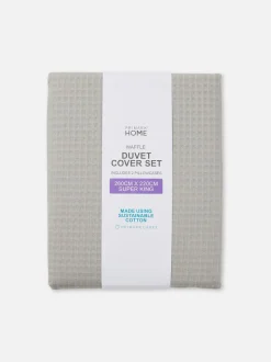 Set de funda nórdica super king size en gris