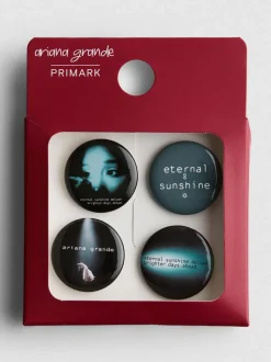 Set de 4 insignias de Ariana Grande Eternal Sunshine