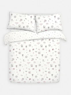 Set de ropa de cama doble con motivos de gatos