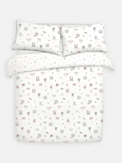 Set de ropa de cama king con motivos de gatos