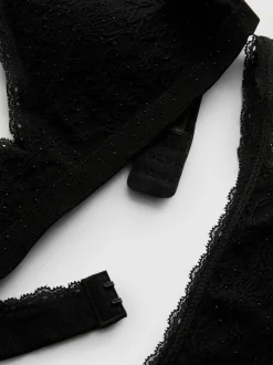 Set de ropa interior de jacquard sin costuras