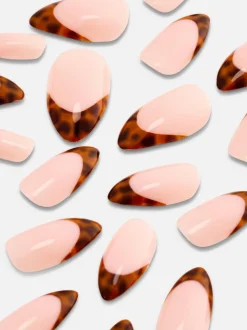 Set de uñas postizas brillantes y puntiagudas PS…