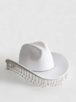 Sombrero vaquero con flecos