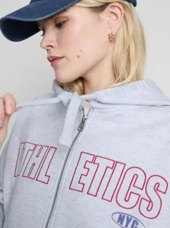 Sudadera Athñetics con capucha y cremallera