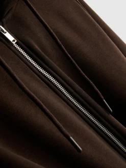Sudadera básica con capucha en mezcla de algodón