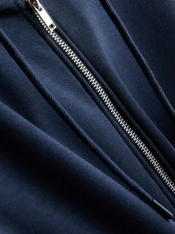 Sudadera básica con capucha en mezcla de algodón