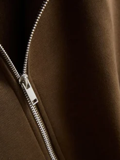 Sudadera básica con capucha en mezcla de algodón