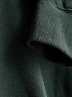 Sudadera básica con cuello redondo
