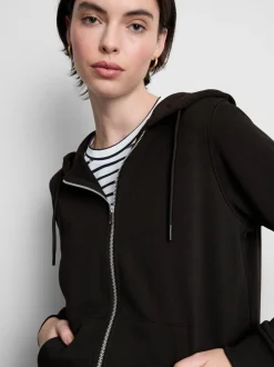 Sudadera clásica con capucha en mezcla de algodón
