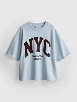 Sudadera con alto porcentaje de algodón «NYC»