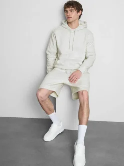 Sudadera con capucha en mezcla de algodón