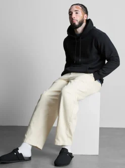 Sudadera con capucha en mezcla de algodón