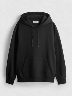 Sudadera con capucha en mezcla de algodón