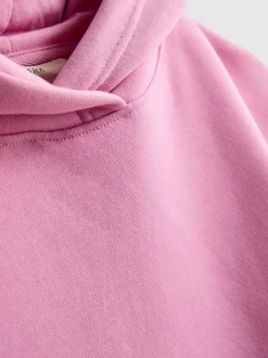 Sudadera con capucha en mezcla de algodón