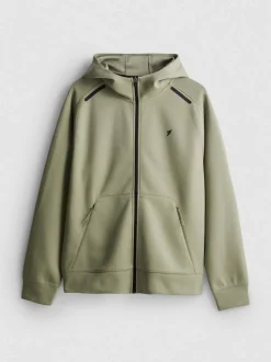 Sudadera con capucha y cremallera para el gimnasio