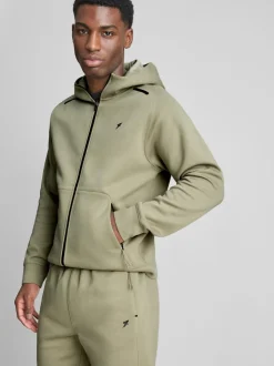 Sudadera con capucha y cremallera para el gimnasio