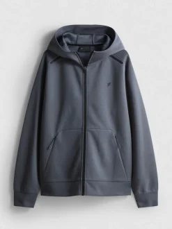 Sudadera con capucha y cremallera para el gimnasio