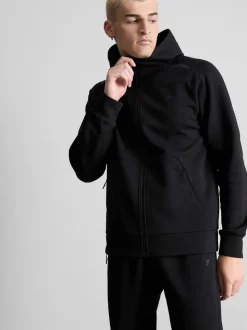 Sudadera con capucha y cremallera para el gimnasio