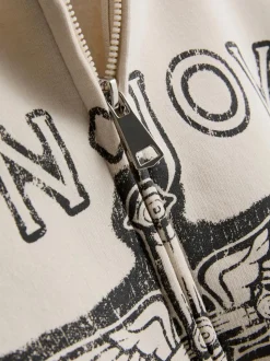 Sudadera con capucha y cremallera de Bon Jovi