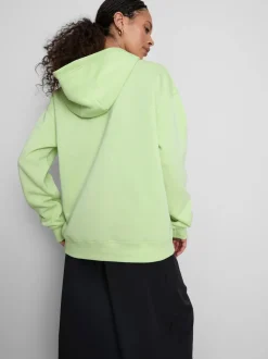 Sudadera con capucha y gráfico en mezcla de algodón