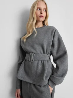 Sudadera con cinturón y mucho algodón By Coleen