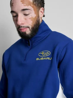 Sudadera con cremallera de 1/4 de Subaru