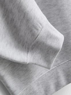 Sudadera con cuello redondo en mezcla de algodón