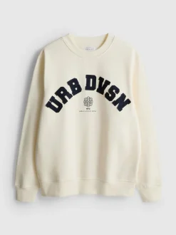Sudadera con gráfico universitario