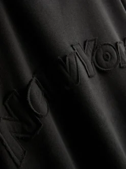 Sudadera con mucho algodón y aplicación