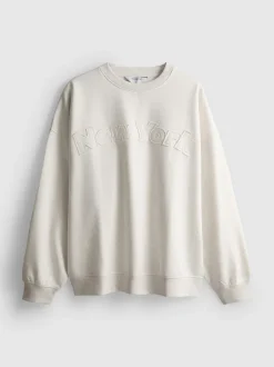 Sudadera con mucho algodón y aplicación