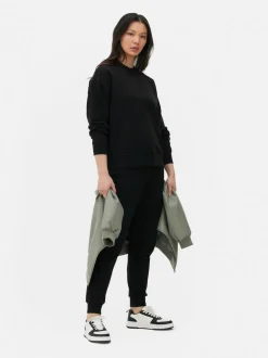 Sudadera de cuello redondo