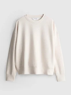 Sudadera de cuello redondo en mezcla de modal