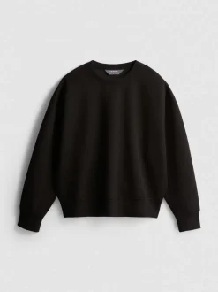Sudadera de cuello redondo en mezcla de modal