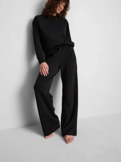 Sudadera de cuello redondo en mezcla de modal