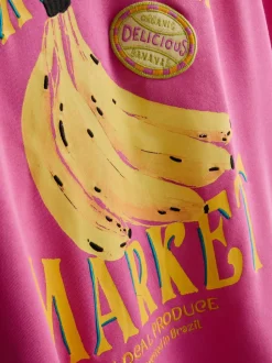 Sudadera de manga corta con plátano