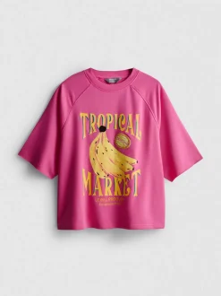 Sudadera de manga corta con plátano