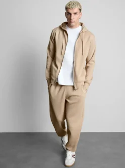 Sudadera extragrande con capucha y cremallera