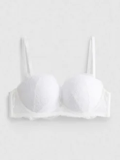 Sujetador multiposición push-up de encaje, A-D