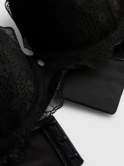 Sujetador multiposición push-up de encaje, A-D