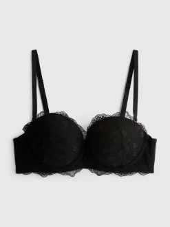 Sujetador multiposición push-up de encaje, A-D