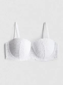 Sujetador push-up floral de encaje de The Edit