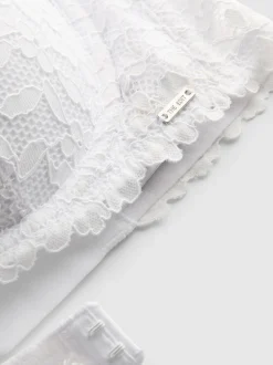 Sujetador push-up floral de encaje de The Edit