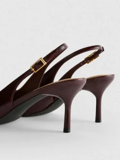 Tacones destalonados de piel sintética By Coleen