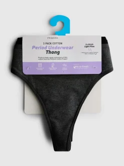 3 tangas menstruales alto porcentaje de algodón