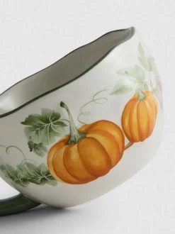 Taza con estampado de calabazas