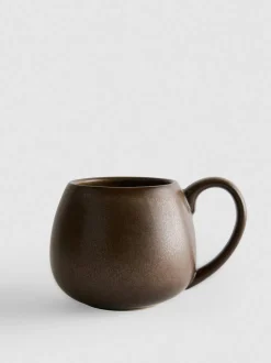 Taza de cerámica con esmaltado reactivo