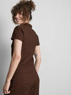 The Primark Scene | Camisa texturizada ajustada
