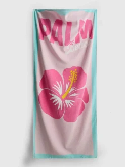 Toalla de playa estampada