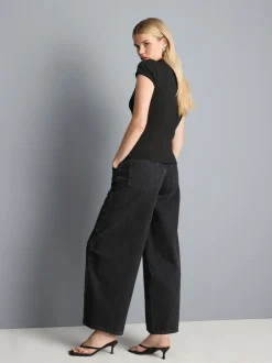 Top de cuello mao